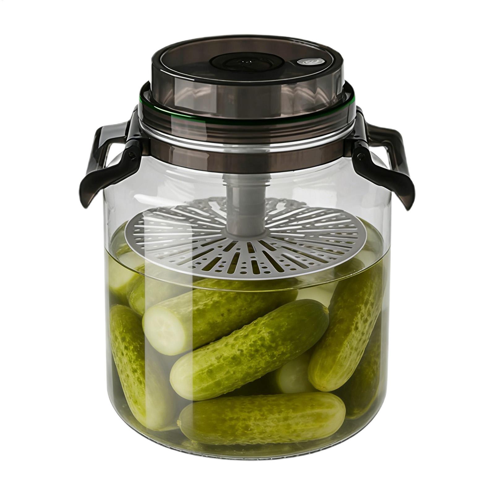 Pickle Jars With Lids 5L Round - Kitchen Gadgets Organizer recension och pris