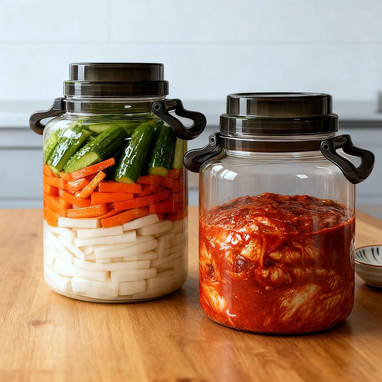 Pickle Jars With Lids 5L Round - Kitchen Gadgets Organizer recension och pris