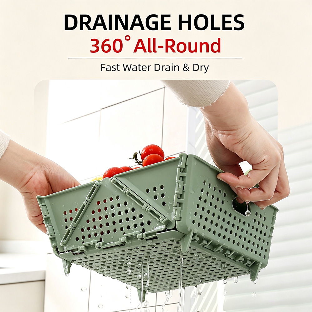 Foldable Fruit Vegetable Drain - Kitchen Gadgets Organizer recension och pris