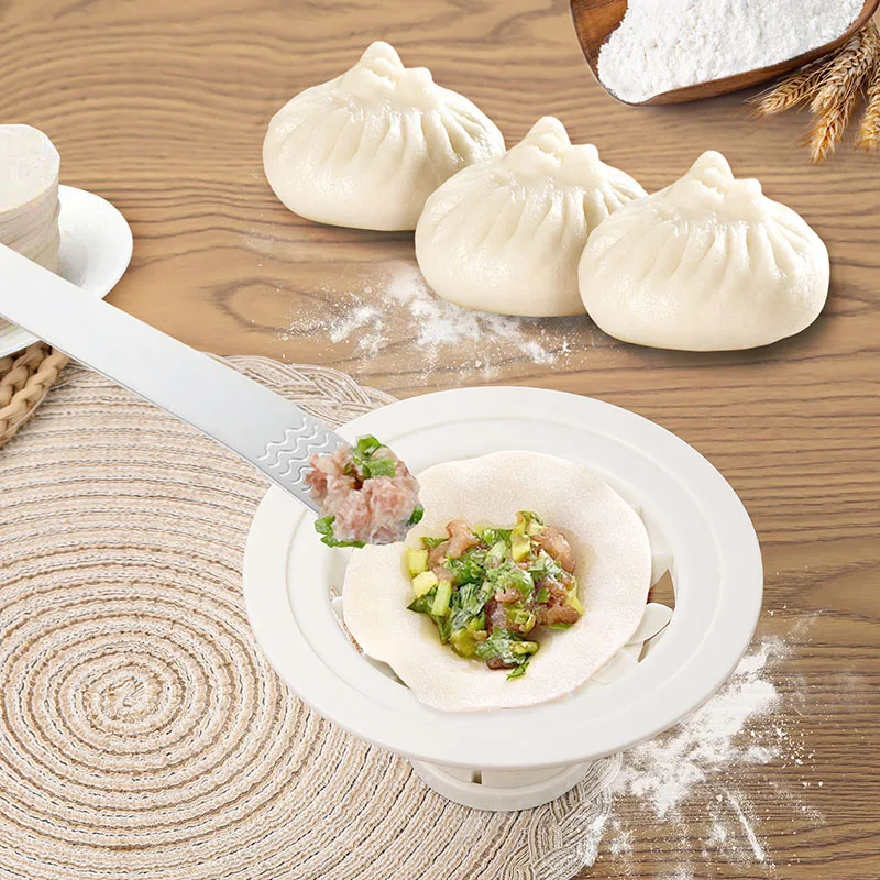 Hot Chinese Baozi Mold DIY Pas - Kitchen Gadgets Dumpling Maker recension och pris